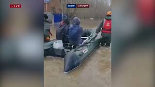 Жүзден астам ақтөбелік су басқан саяжайлардан эвакуацияланды