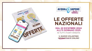 Offerte nazionali valide fino all'11 gennaio - Acqua \u0026 Sapone