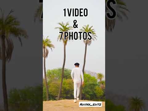 1 video 7 photos instagram viral reels pose photo editing idea #reelsindia #editing #shorts