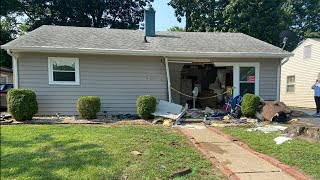 Car crashes into Granite City home killing woman inside