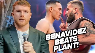 CANELO SAYS BENAVIDEZ BEATS CALEB PLANT; DEADSET ON BIVOL REMATCH & REVEALS TUNE UP IN MAY