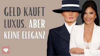 WENN GELD KEINE KLASSE KAUFEN KANN: Melania Trump vs. Lauren Sánchez