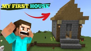 My First House in Minecraft game ..