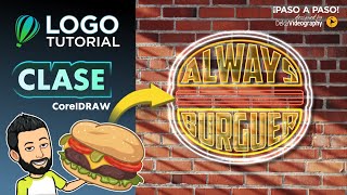 🍔 Curso de CorelDRAW  ✔ CREAR el LOGO para tu NEGOCIO @DelcaX