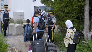 Asylum seekers use the US as a route into Canada