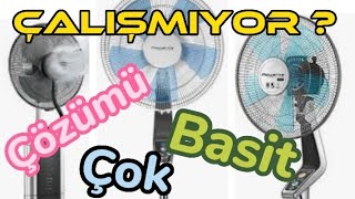 Arızalı VANTİLATÖR tamiri / çalışmıyor çözüm basit (termik sigorta)