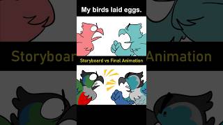 Storyboard vs Animation: My Birds Laid Eggs (shot 2)