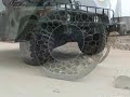 airless tire test humvee vs hummer 360p