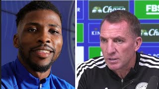 Super Eagles Kelechi Iheanacho's coach questioned about his form before Manchester United clash
