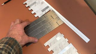 (USEFUL INSTALLATION TIPS) ”aspect “peel and stick” backsplash tiles