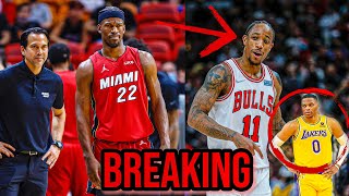 Miami Heat TERRIFIED! Demar Derozan TRADE RAISE EYEBROWS! Russell Westbrook to Miami?