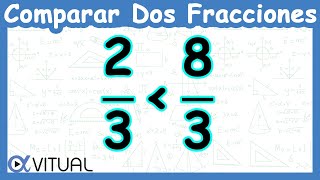 🌠 COMPARAR FRACCIONES con el Mismo Denominador