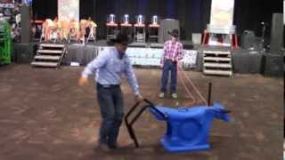 Rope Smart Roping Dummy Demo - John McCarthy - NRS at the 2013 NFR