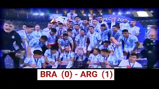 Brazil vs Argentina Copa America Final  2021 | Highlight | Brazil | Argentina | Trophy Presentation