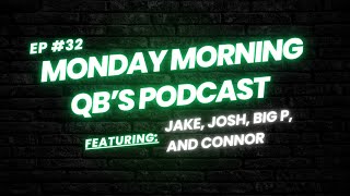 Monday Morning QB's Podcast Episode 32 | NFL WEEK 10 | Packers, and Colts, and Lions Oh My!