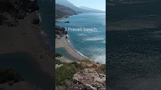 Top 5 best beaches in Crete Greece #shorts