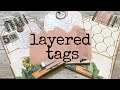 EASY LAYERED TAGS -Junk journal ephemera