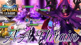 魔靈召喚 | 特殊聯賽 | 二覺暗死神 | 連動性好強啊 | SUMMONERS WAR | Special League | AA Thrain on RTA super op