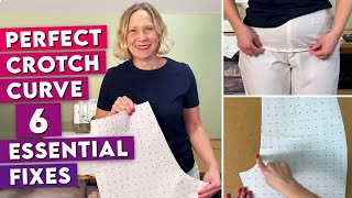 Fit your pants (trousers) perfectly! Detailed pattern amendments.