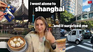 shanghai vlog 🥟 solo travel, suzhou gardens, disney, shopping...will I go back?