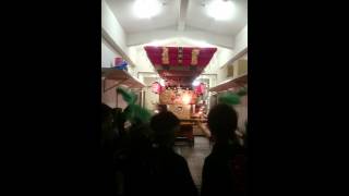 2015年上之荘神社秋祭り本宮 国包屋台蔵入れ