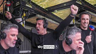EXTENDED Carra and Neville Comms Cam during Manchester United 2-2 Liverpool! 🎥