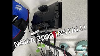 Installing NMEA 2000 on my Simrad GO12!