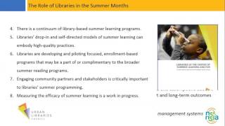 Summer Learning at the Library