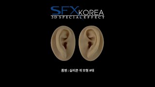 [SFXKOREA 인체모형] 실리콘 귀 모형 (大)