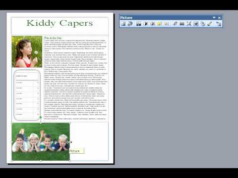 Resize and crop an image in Microsoft Publisher Resize and crop an image in Microsoft Publisher