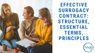 Effective surrogacy contract: structure, essential terms, principles