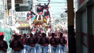 平成24年　鳳だんじり祭り　宵宮午前曳行