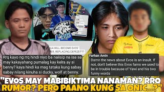 RRQ DAW PERO PAANO KUNG SA ONIC ID MAPUNTA? EVOS MAY BAGONG WAWASAKING CAREER? MALALANG TANGGALAN?!