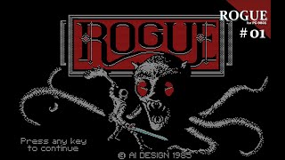 【Play】PC-9801 ROGUE（ローグ）#01 レトロゲーム