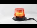 Amber Emergency Flashing Warning Beacon for Vehicle