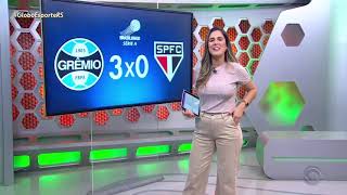 Globo Esporte - Veja as reações da torcida e dos jogadores do Grêmio na vitória contra o São Paulo