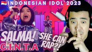 [REACTION] 🇮🇩 Salma - C.I.N.T.A (d'Bagindas) | Spektakuler Show 8 | INDONESIAN IDOL 2023