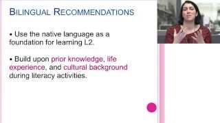 Reading Development Module 8: Bilingual Considerations