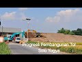 Progress Pembangunan Tol Solo - Yogyakarta di Exit Tol Jogonalan Klaten