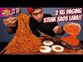 MUKBANG 5 MIE SAMYANG PAKE 2 KG WAGYU SAUS LAVA TERPEDAS!!