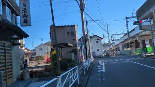 京王線北野駅北口付近　八王子市北野町〜打越中学校〜長沼駅　長沼町　2024 11.30