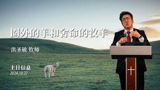 圈外的羊和舍命的牧羊｜洪圣敏 牧师 ｜ 2024.10.27