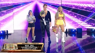 Nia Jax, Tiffany Stratton \u0026 Candice LeRae Entrance - WWE Monday Night Raw, November 18, 2024