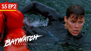 Baywatch | Livin On The Fault Line Part II | Season 5 Episode 2 Full Episode