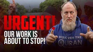 URGENT! Our work is about to STOP!
