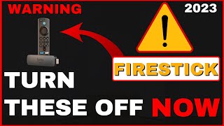 #FIRESTICK SETTINGS you need to TURN OFF NOW! November update! #settings #firetv #streaming
