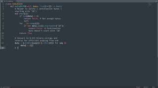 Leetcode 393. UTF-8 Validation in Python | Python Leetcode | Python Coding Tutorial | Python ASMR