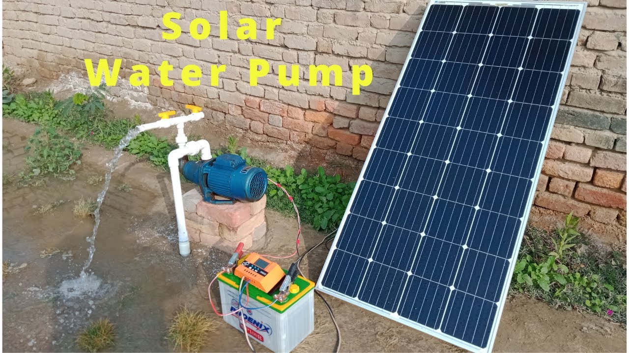 Install 12v Solar Water Pump Water Solar Pump With UPVC Pipe Diy Solar ...