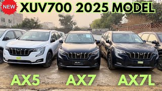 XUV700 AX5 2025 MODEL VS AX7 VS AX7L | XUV700 2025 | Detail Comparison