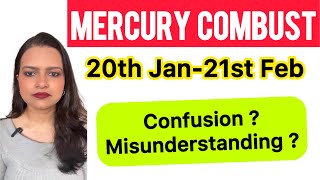 Mercury Combust + Double Transit (20th Jan-21st Feb) | Control your mind and speech❗️